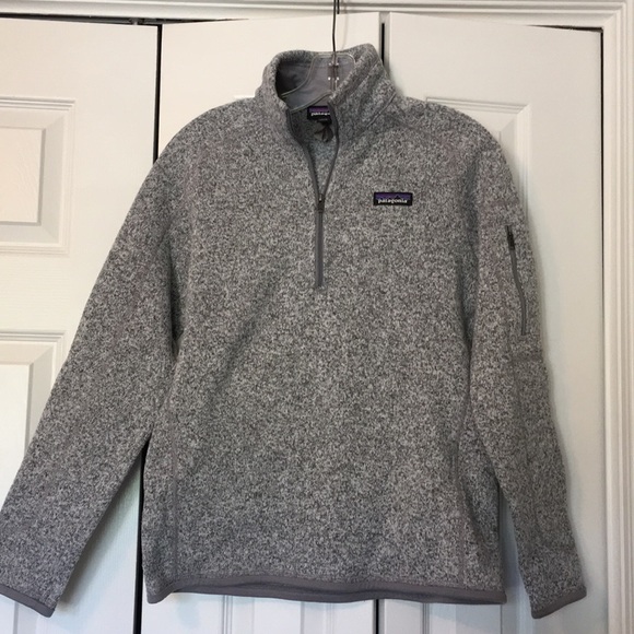 Patagonia Jackets & Blazers - Patagonia gray birch white better sweater pullover